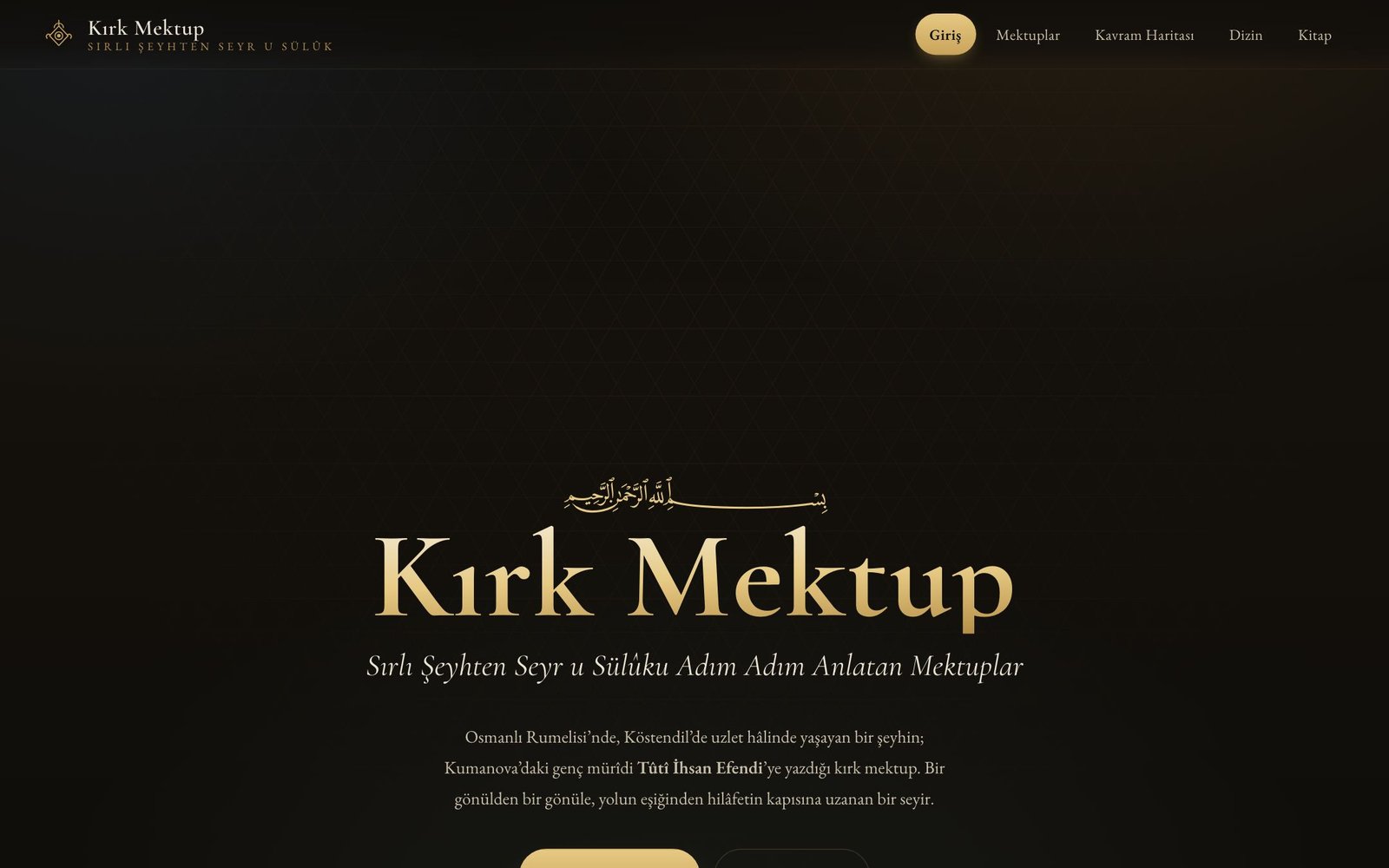 Kırk Mektup — 40mektup.com