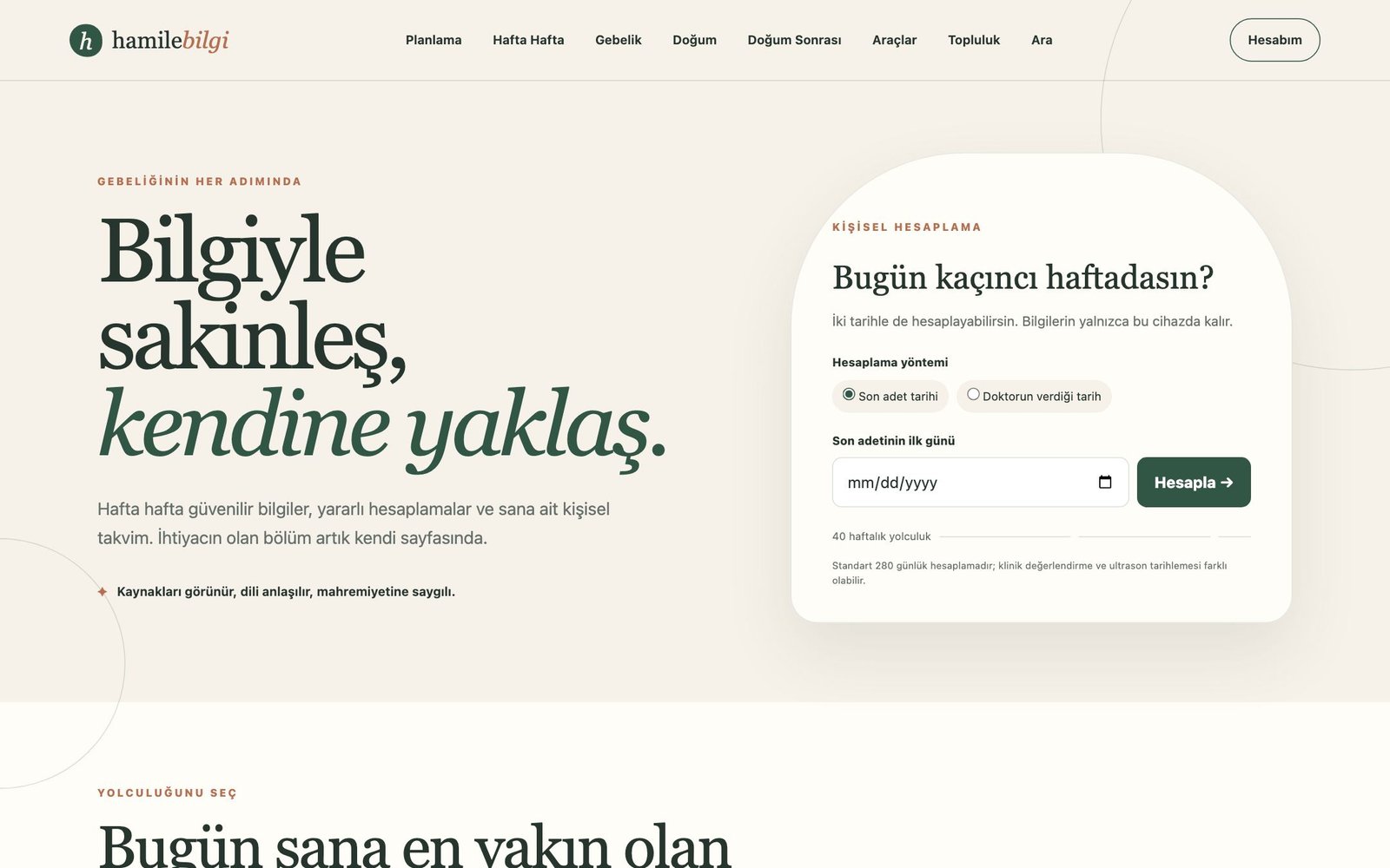 Hamile Bilgi — hamilebilgi.com